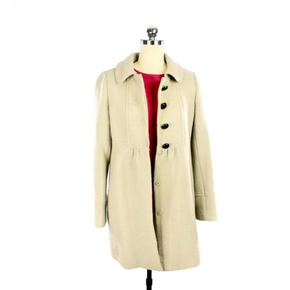 JILL STUART Wool Waffle Knit Princess Coat - Picture 8 of 9